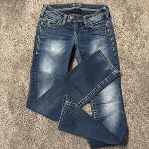 Silver Tuesday Baby Boot Jeans, 25/33”